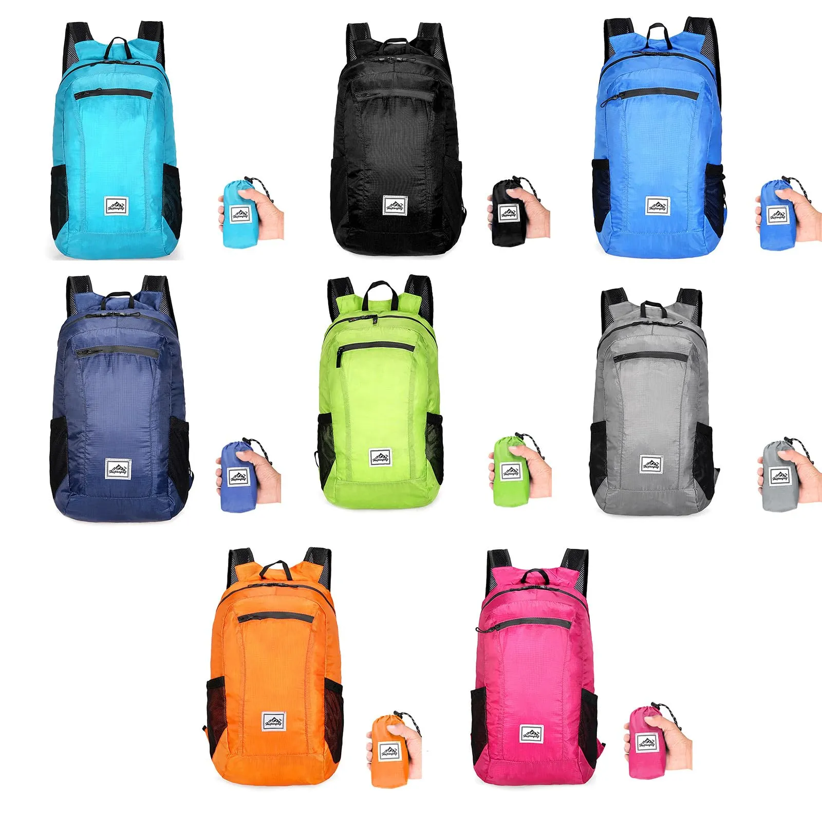 20L Folding Outdoor Travel Hiking Backpack Bag Leisure Sport Daypack Lightweight Waterproof Foldable Camping Cycling