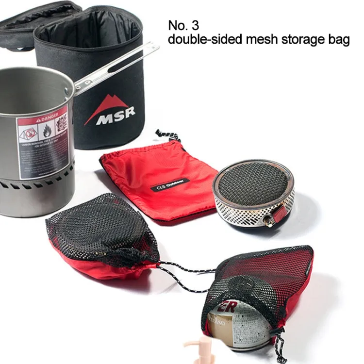 5 in 1 Multi-function Travel Portable Storage Camping Accessories Sorting Net Bag Set