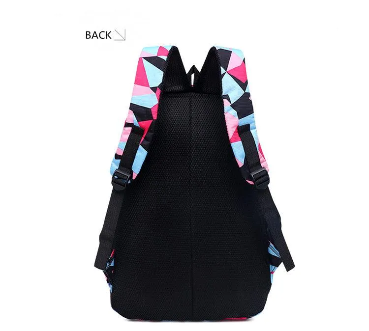 Abstract Backpack - Purple