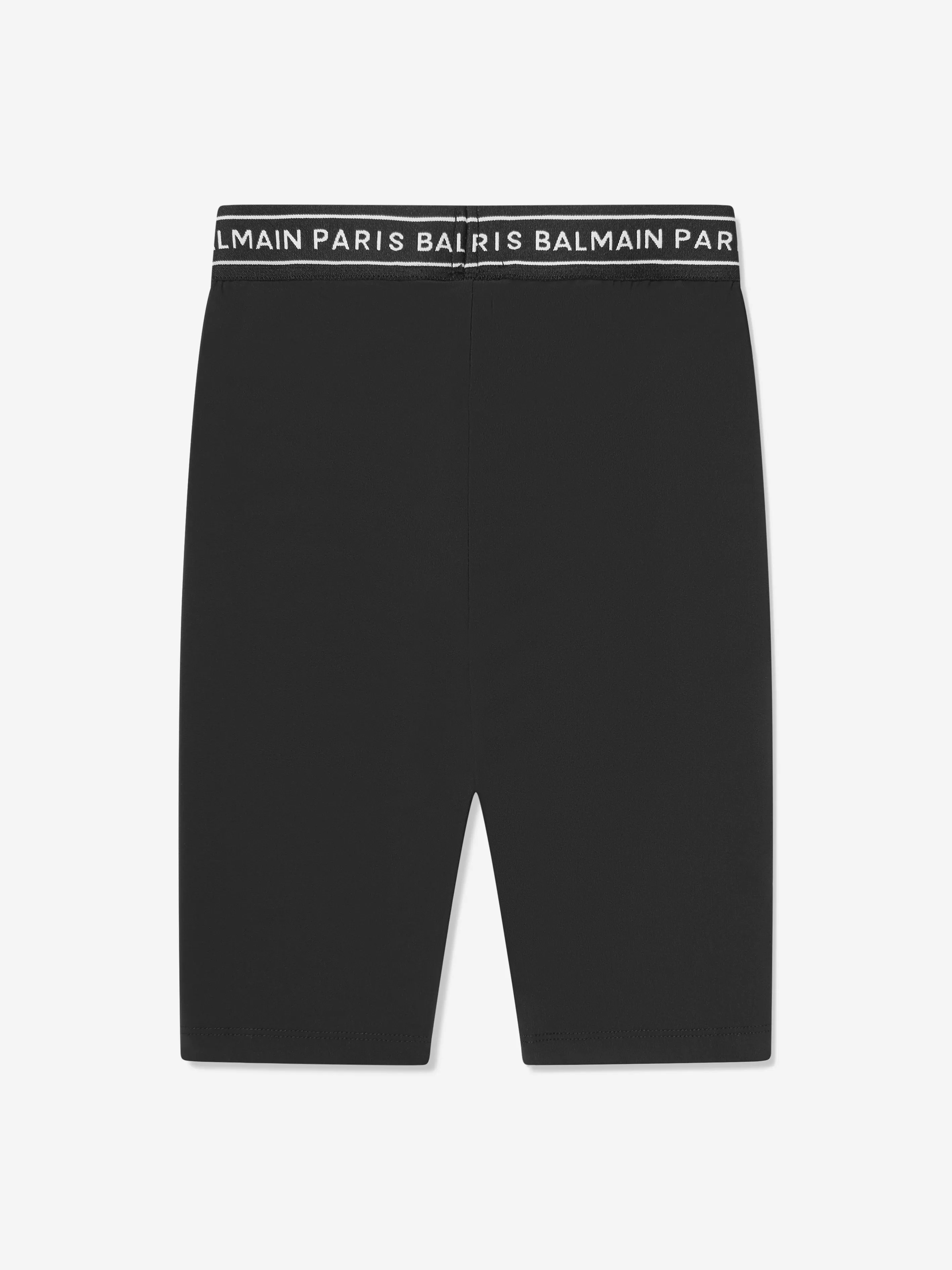 Balmain Girls Logo Sport Shorts in Black