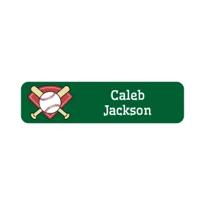 Baseball Name Labels