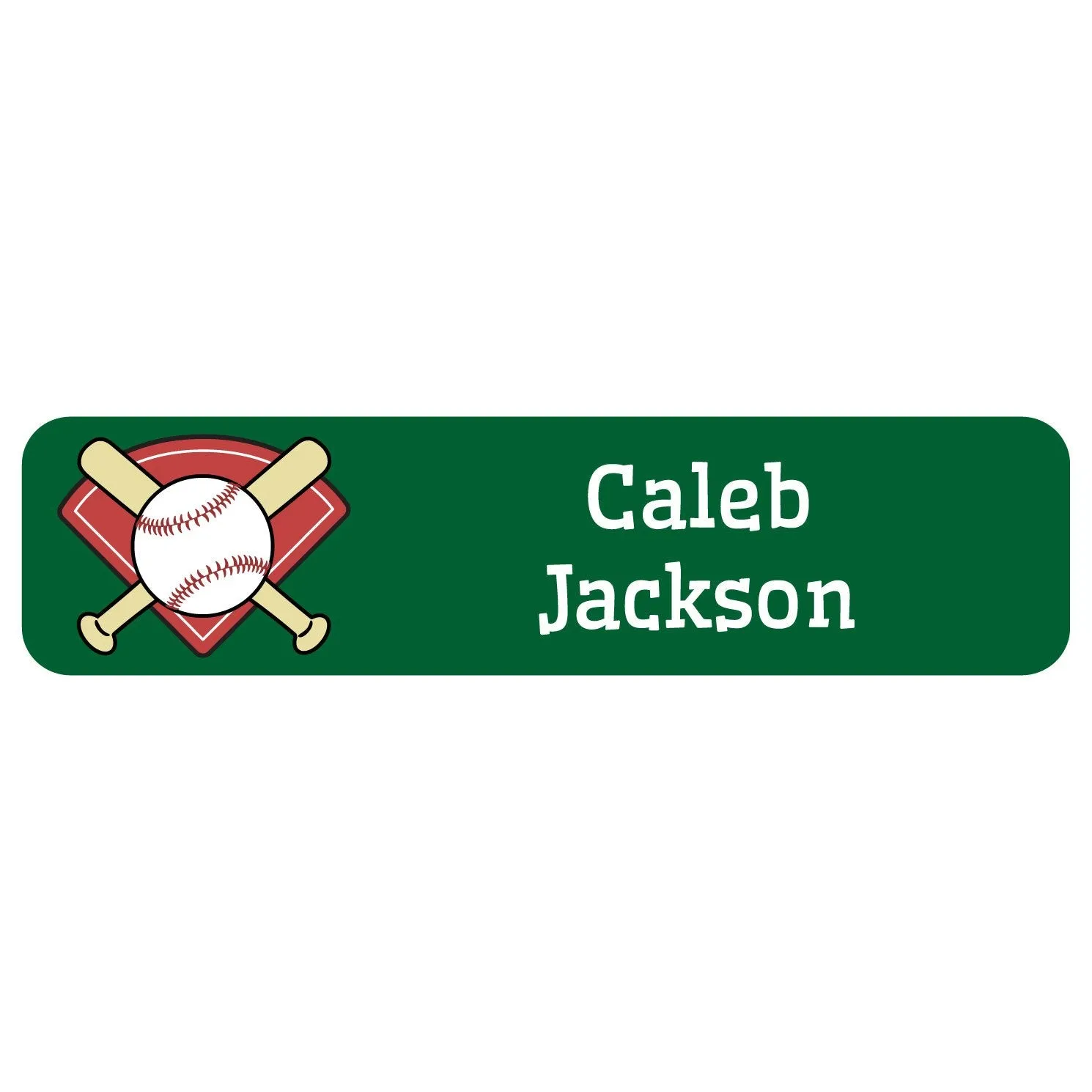 Baseball Name Labels