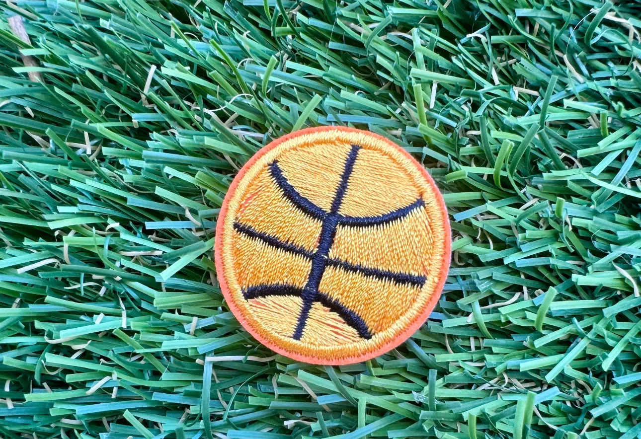 Basketball Iron On Patches