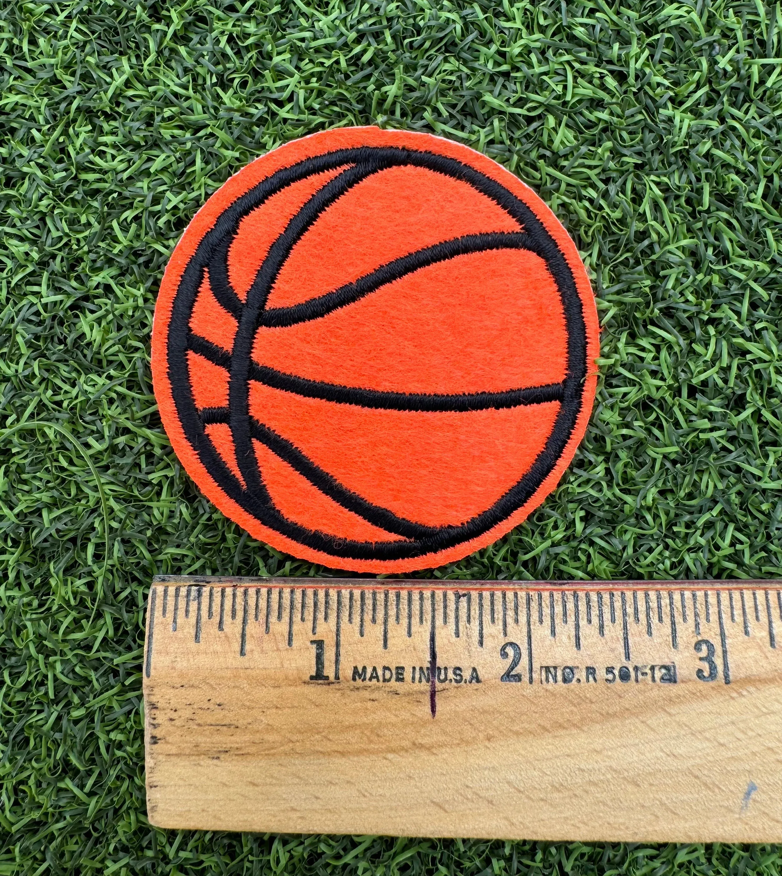 Basketball Iron On Patches