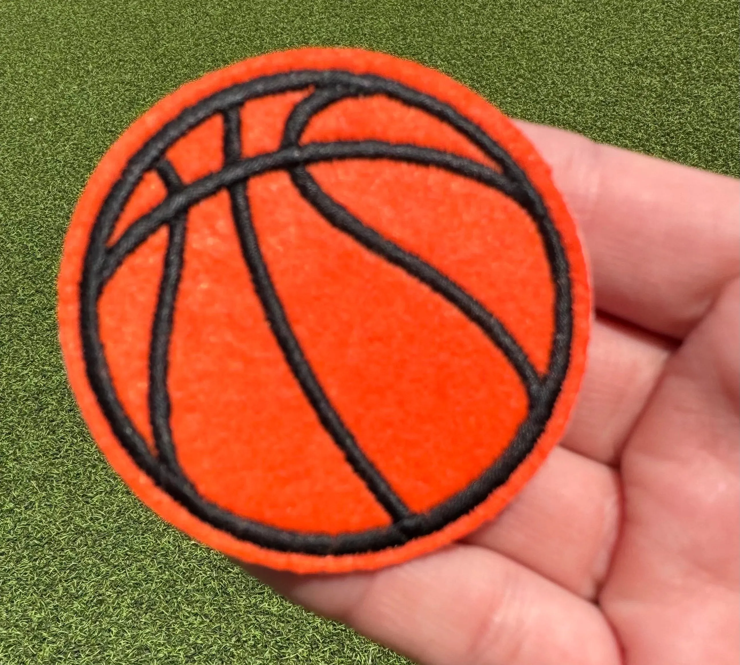 Basketball Iron On Patches