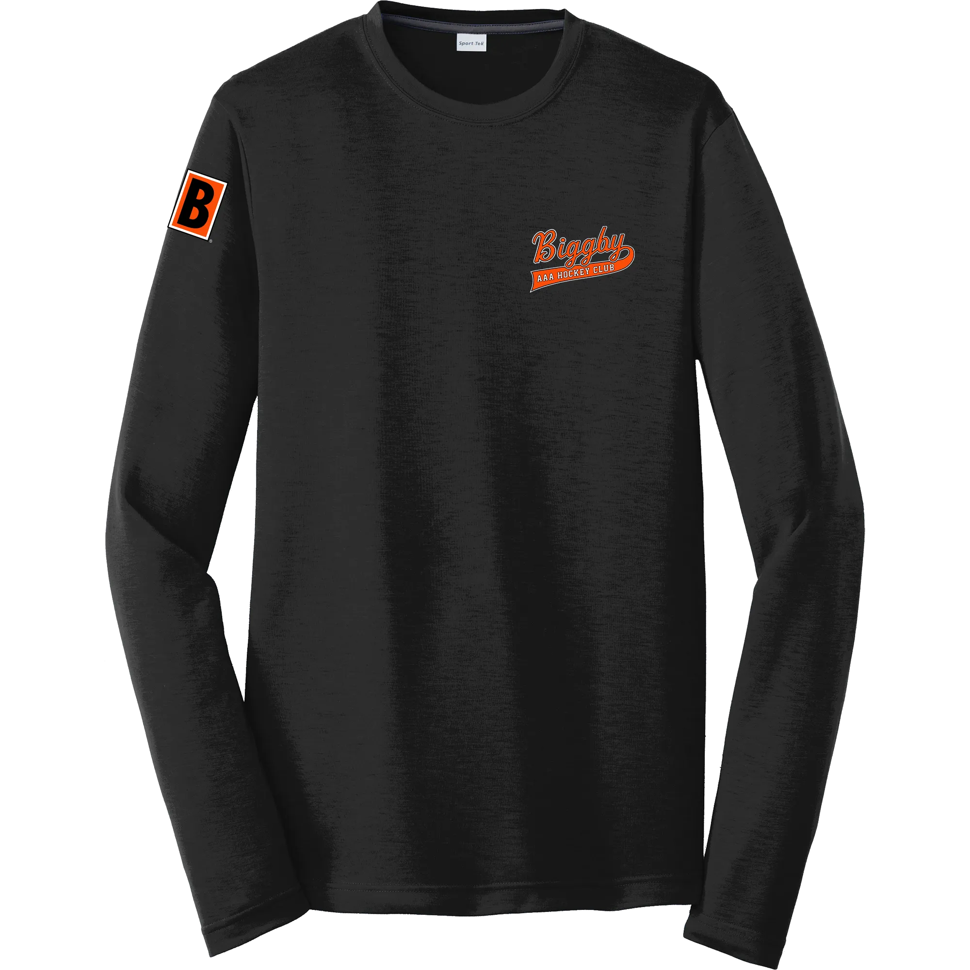 Biggby Coffee AAA Long Sleeve PosiCharge Competitor Cotton Touch Tee