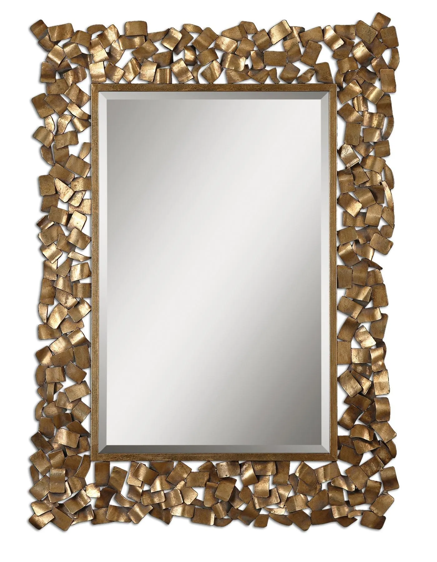 Capulin Antique Gold Mirror