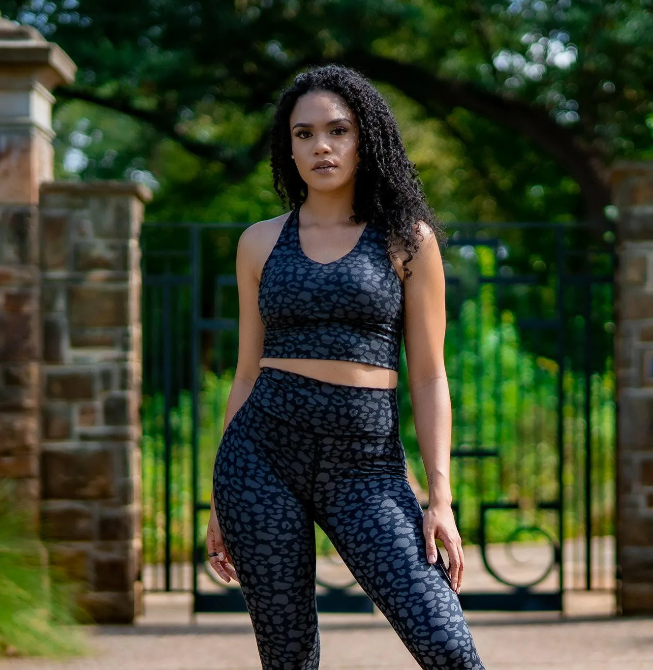 Classic Sports Bra (Black Jaguar)