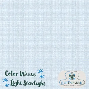 Color Weave Light Starlight Blue Cotton Yardage by Contempo Studio | Benartex