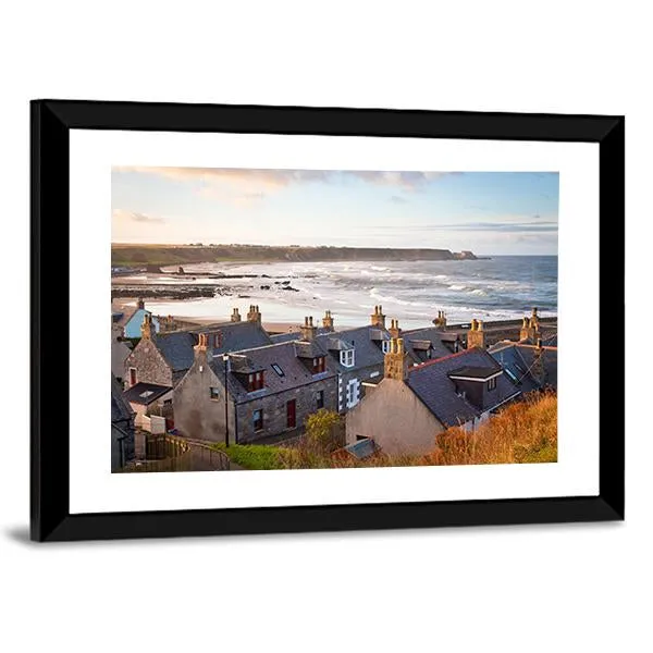 Cullen Town  Scotland Canvas Wall Art