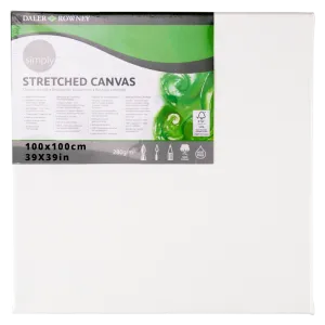 Daler Rowney Simply Stretched Canvas 100*100cm/39*39"