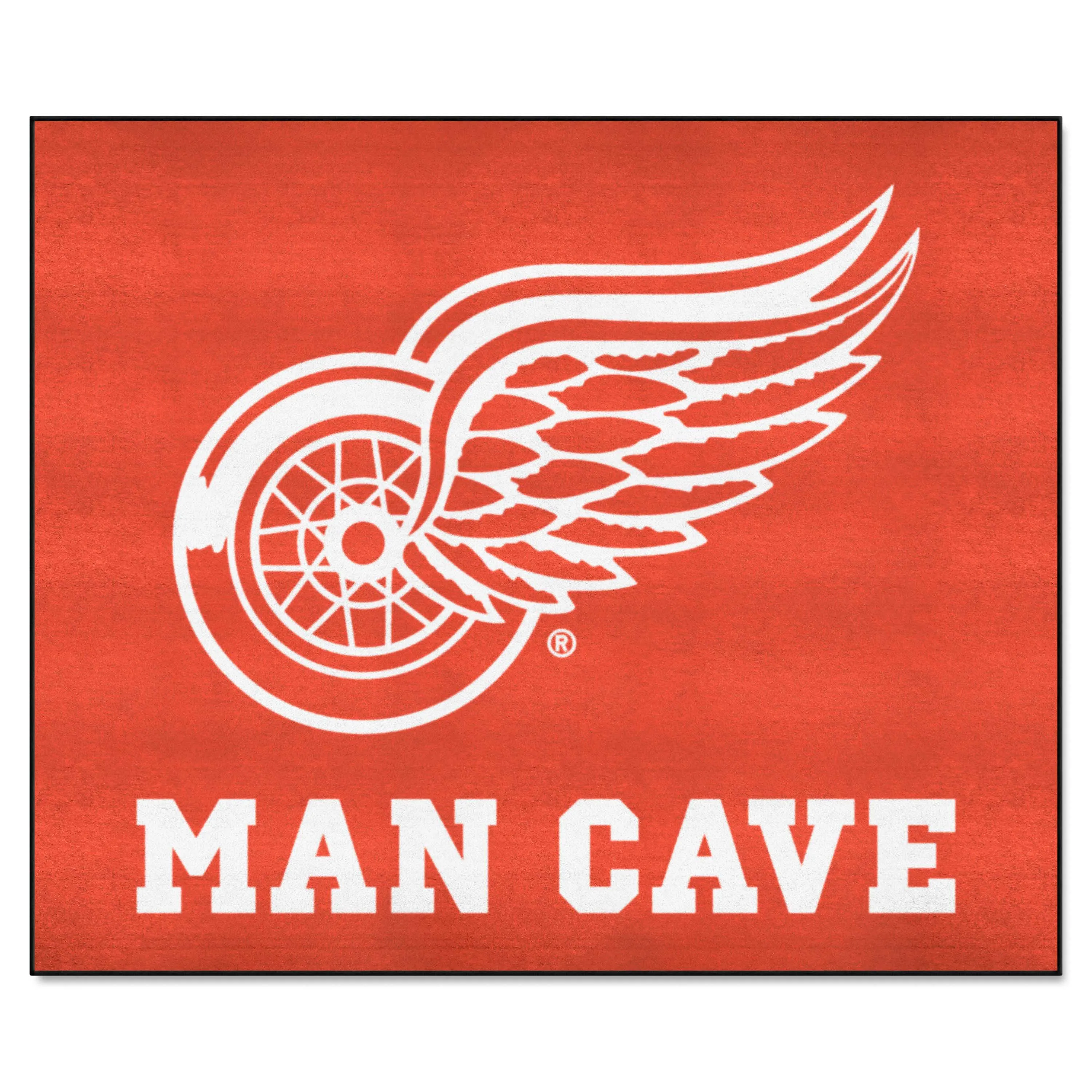 Detroit Red Wings Man Cave Tailgater Rug - 5ft. x 6ft.