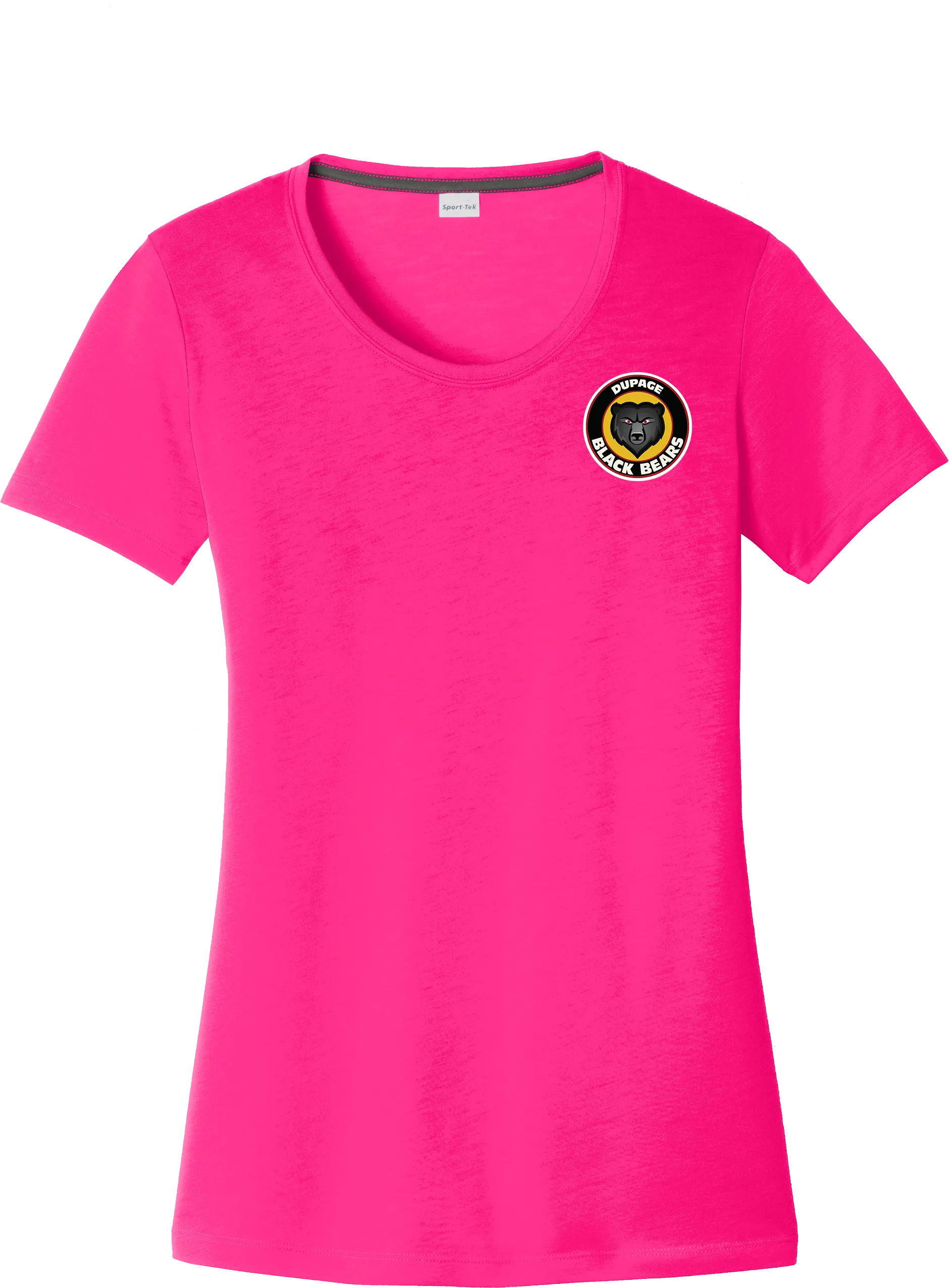 Dupage Black Bears Ladies PosiCharge Competitor Cotton Touch Scoop Neck Tee