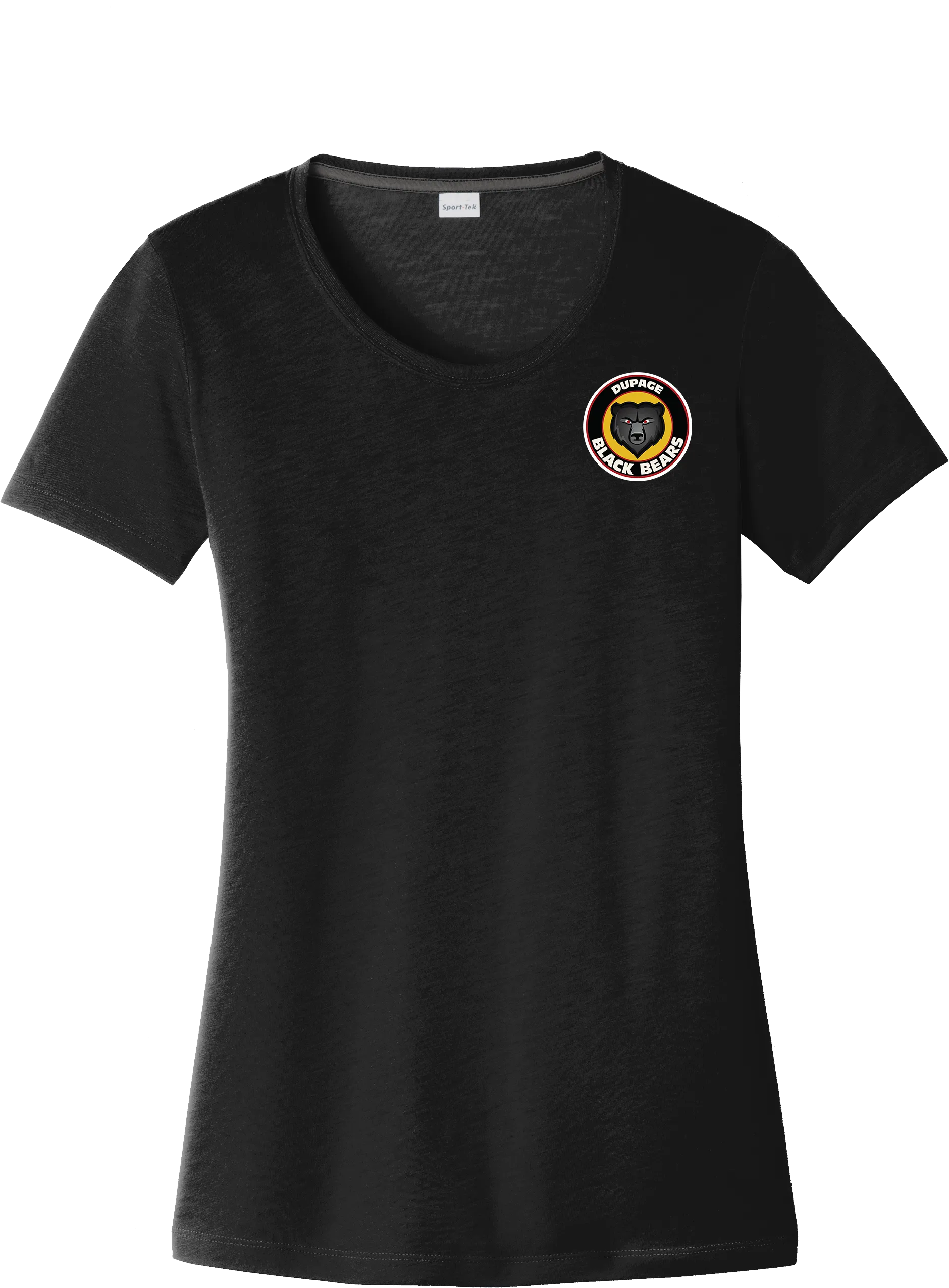 Dupage Black Bears Ladies PosiCharge Competitor Cotton Touch Scoop Neck Tee