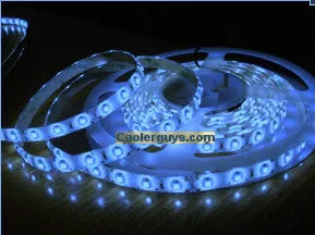 HT 60 LED Double Density 78 inch(2M) or 197 inch(5M) Long Flexible Light Strip 12 volt Blue