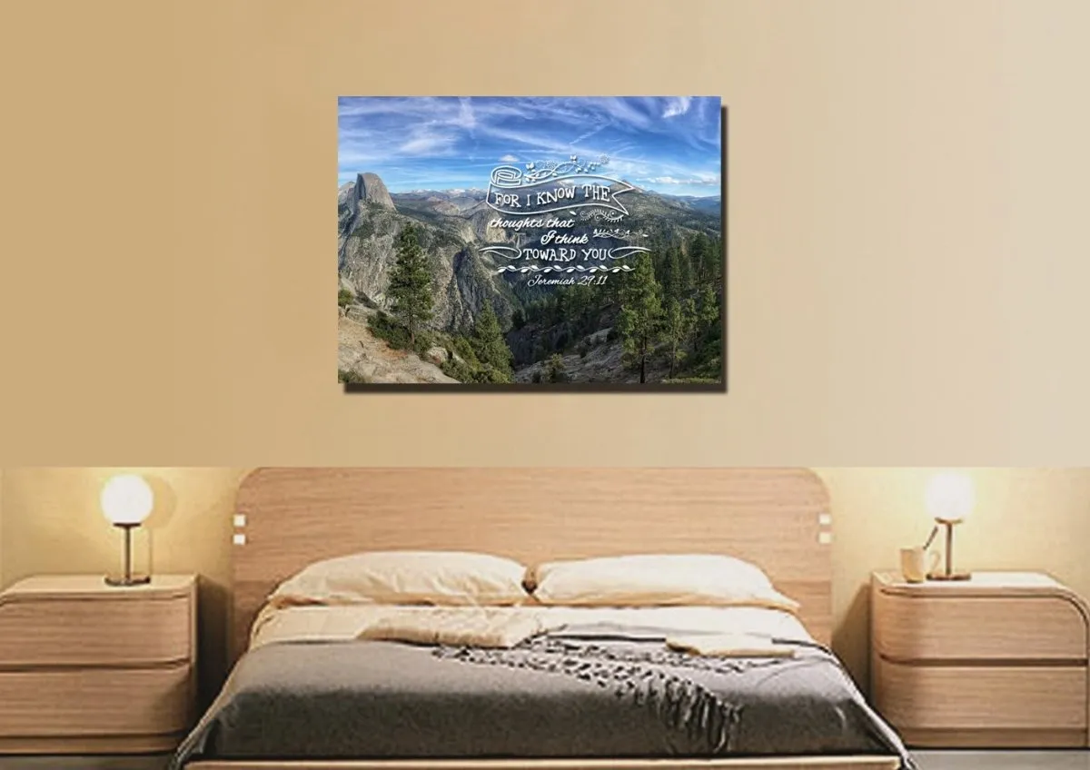 Jeremiah 2911 Kjv #2 Bible Verse Canvas Wall Art - Christian Canvas Wall Art