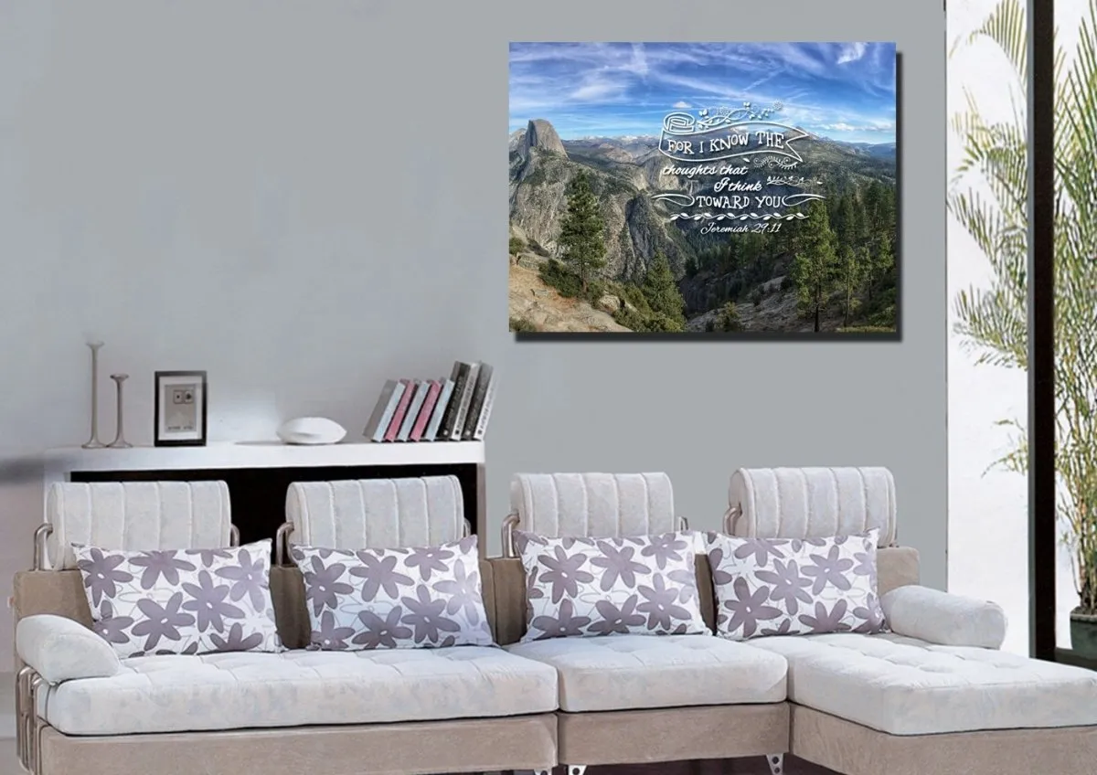 Jeremiah 2911 Kjv #2 Bible Verse Canvas Wall Art - Christian Canvas Wall Art