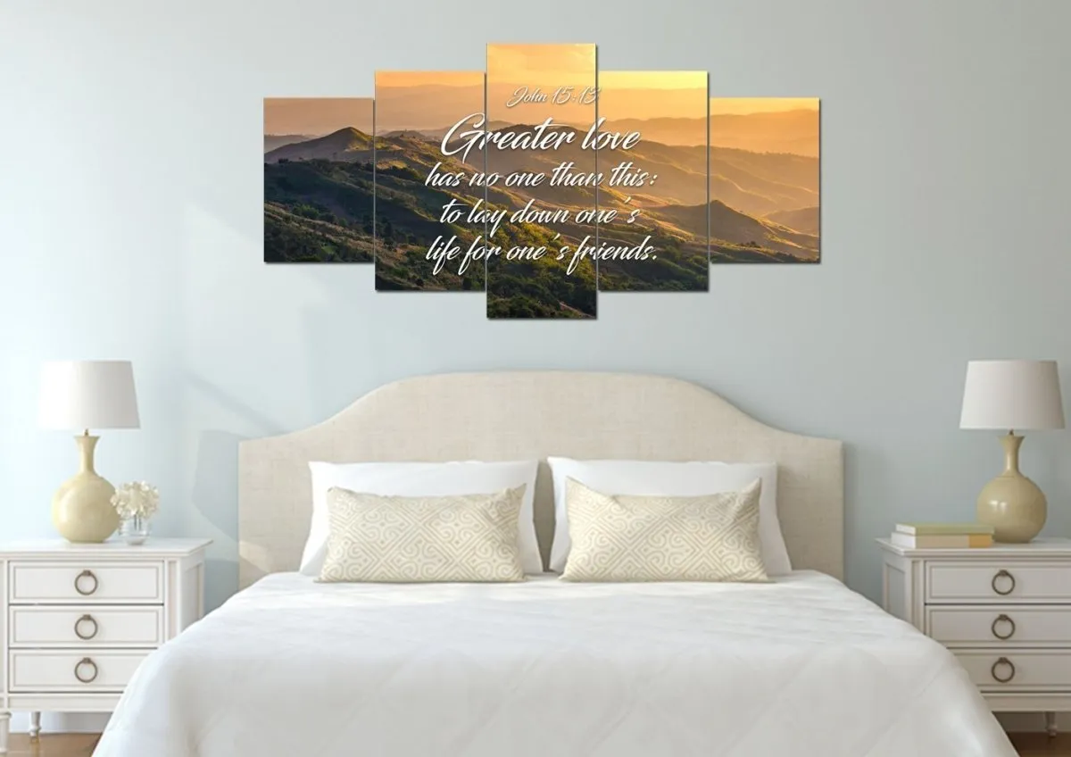 John 1513 Canvas Wall Art Print - Christian Canvas Wall Art