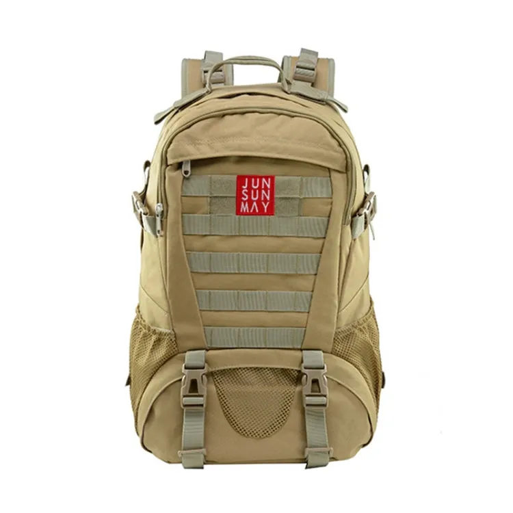 JUNSUNMAY J003 27L Waterproof Outdoor Molle Travel Rucksack Backpack Camping Hiking Bag(Khaki)