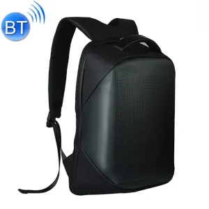 LED Display Backpack Outdoor Mobile Advertising Waterproof Back Shoulder Bag, Size: 17 inch(Black)