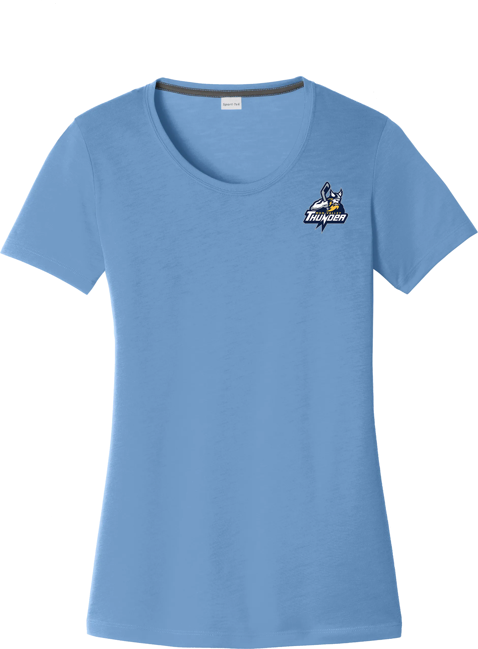 Mon Valley Thunder Ladies PosiCharge Competitor Cotton Touch Scoop Neck Tee