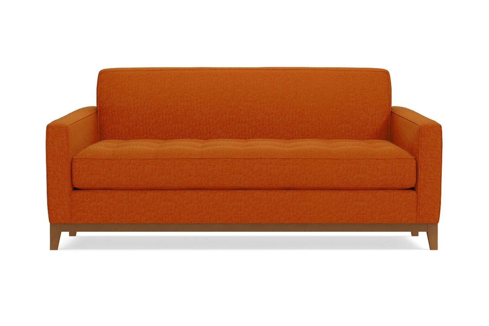 Monroe Drive Apartment Size Sofa :: Leg Finish: Pecan / Size: Apartment Size - 68"w