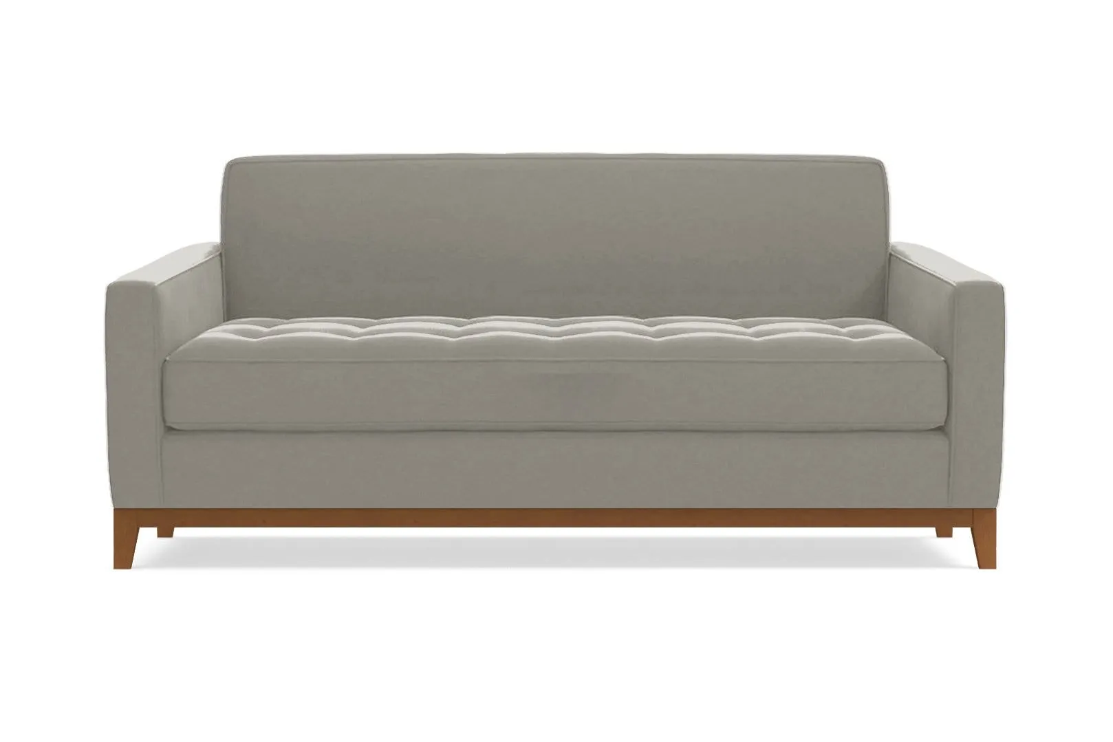 Monroe Drive Apartment Size Sofa :: Leg Finish: Pecan / Size: Apartment Size - 68"w