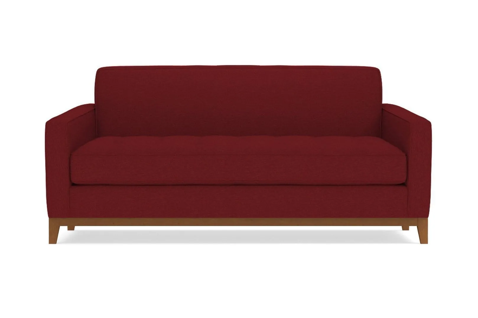 Monroe Drive Apartment Size Sofa :: Leg Finish: Pecan / Size: Apartment Size - 68"w