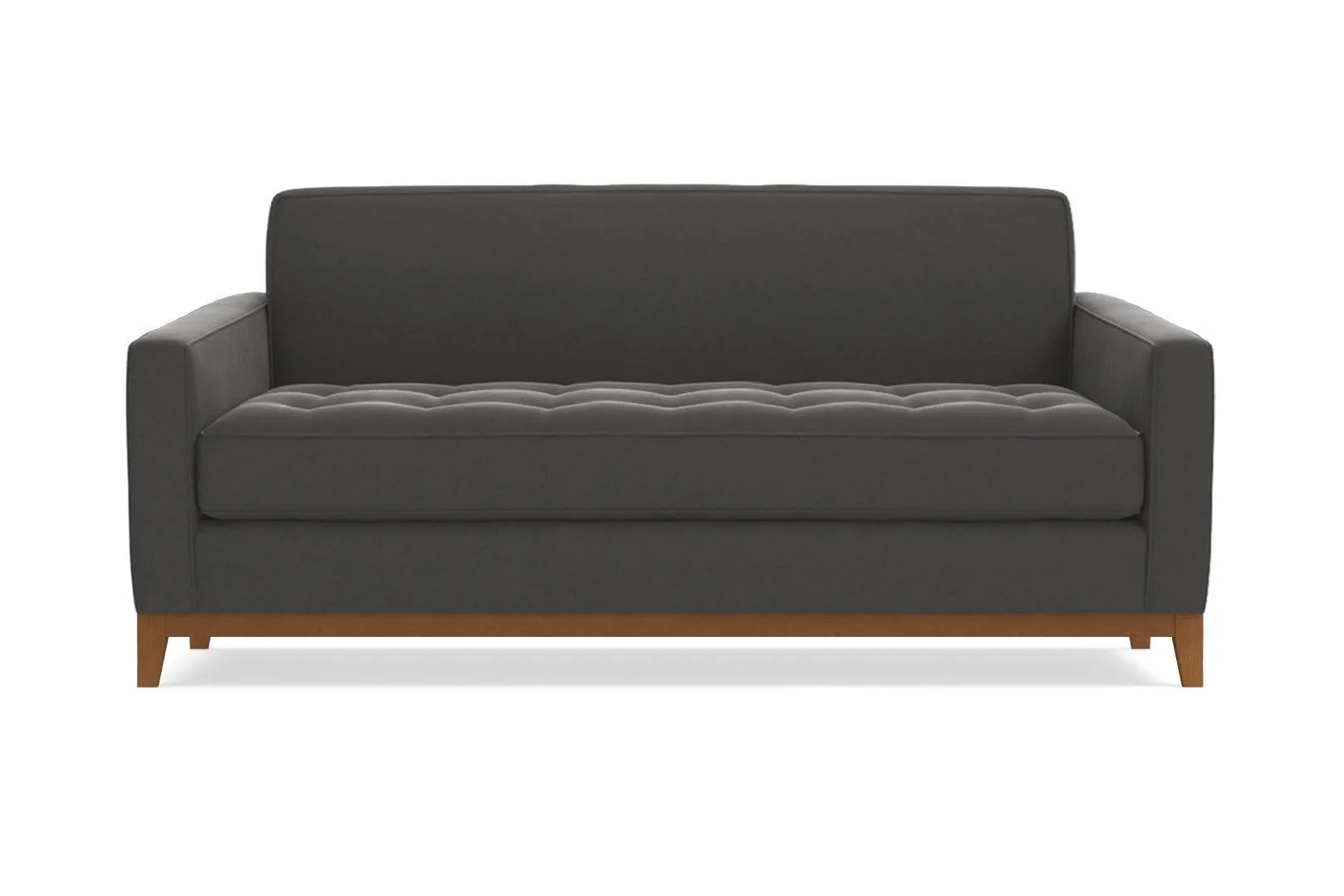 Monroe Drive Apartment Size Sofa :: Leg Finish: Pecan / Size: Apartment Size - 68"w