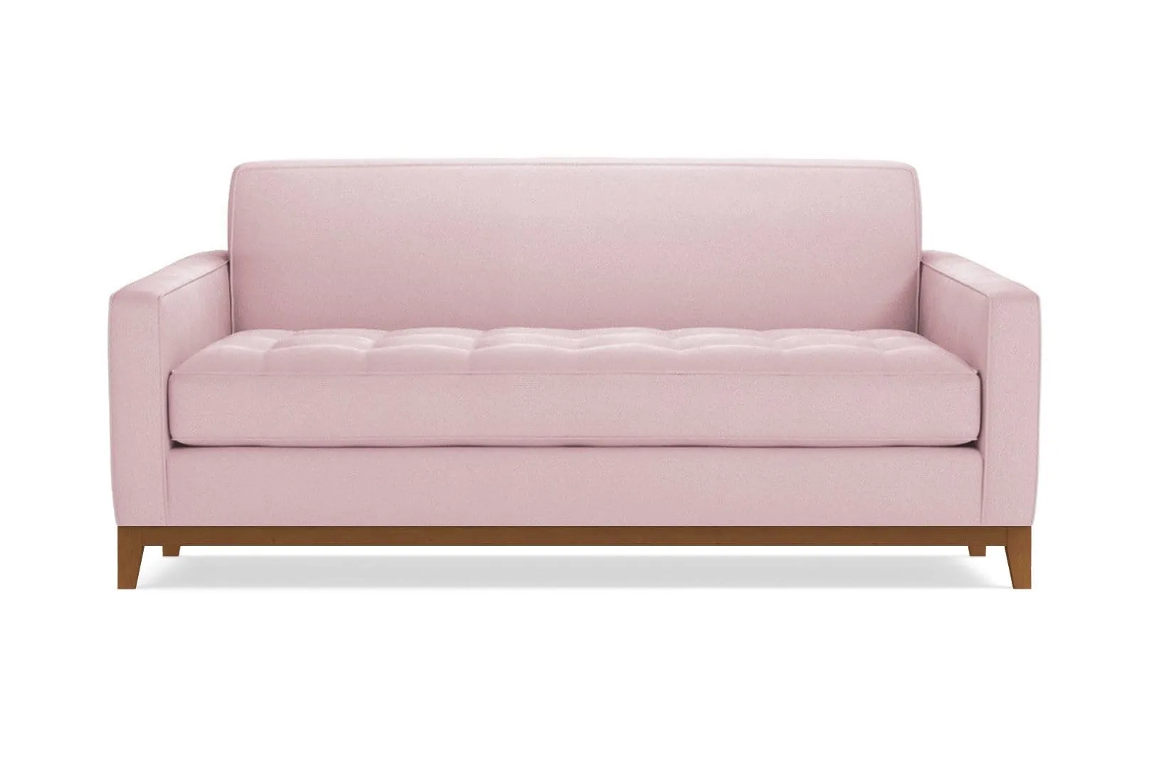 Monroe Drive Apartment Size Sofa :: Leg Finish: Pecan / Size: Apartment Size - 68"w