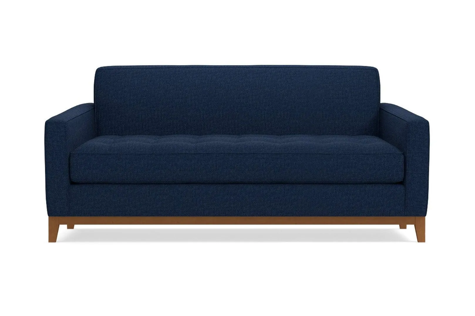 Monroe Drive Apartment Size Sofa :: Leg Finish: Pecan / Size: Apartment Size - 68"w