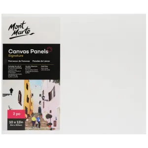 Mont Marte Canvas Panels Pack 2 30.5x30.5cm