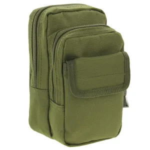 Multi-function High Density Strong Nylon Fabric Waist Bag / Camera Bag / Mobile Phone Bag, Size: 9.5 x 18.5 x 8cm (Army Green)