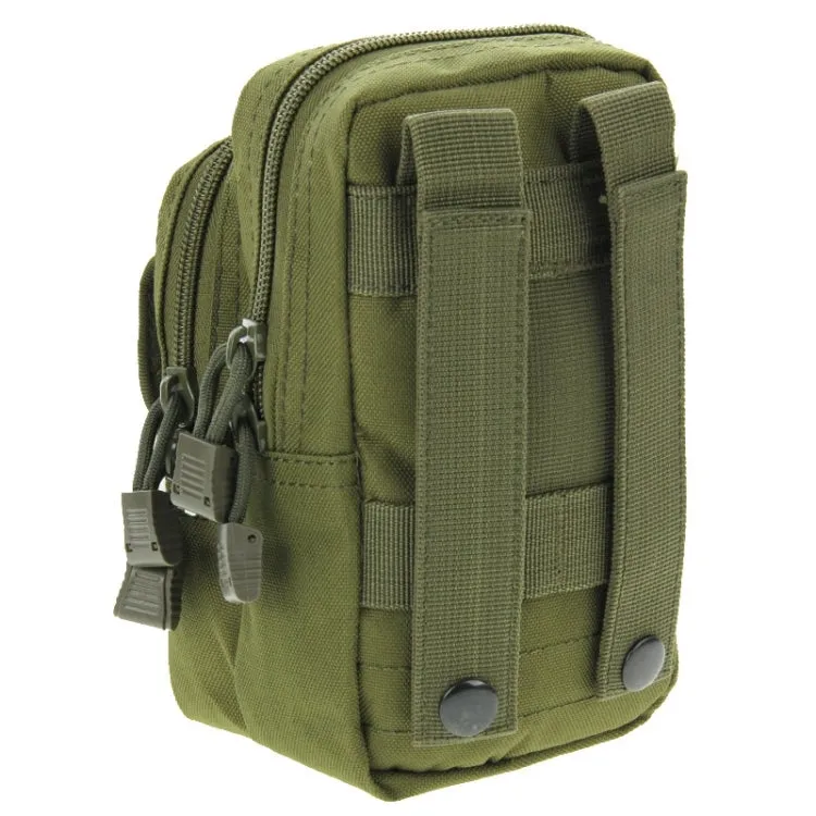 Multi-function High Density Strong Nylon Fabric Waist Bag / Camera Bag / Mobile Phone Bag, Size: 9.5 x 18.5 x 8cm (Army Green)