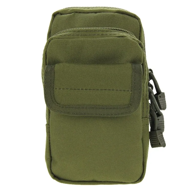 Multi-function High Density Strong Nylon Fabric Waist Bag / Camera Bag / Mobile Phone Bag, Size: 9.5 x 18.5 x 8cm (Army Green)