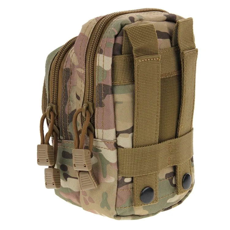 Multi-function High Density Strong Nylon Fabric Waist Bag / Camera Bag / Mobile Phone Bag, Size: 9.5 x 18.5 x 8cm (Camouflage)