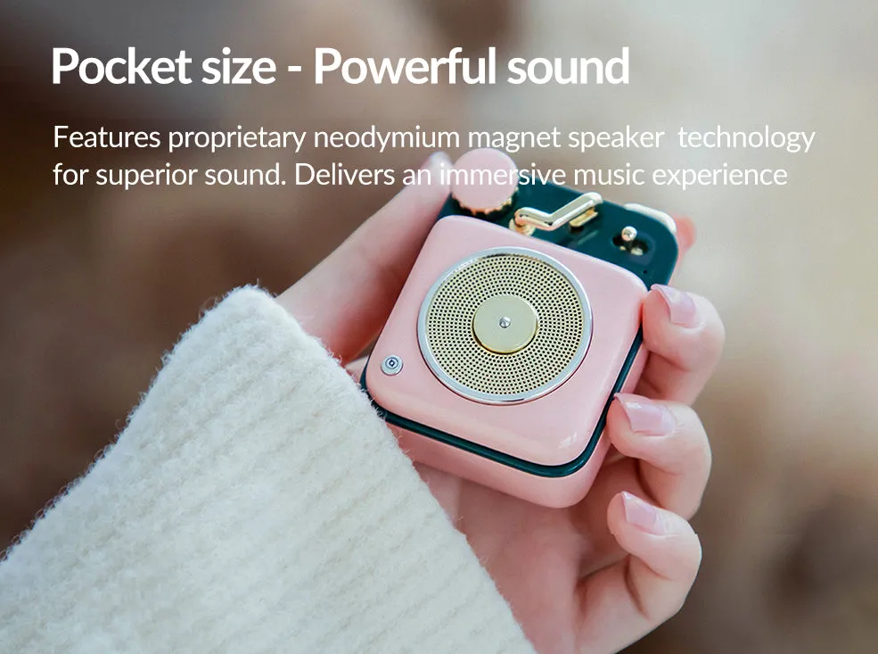 MUZEN Button Mini Candy Portable Wireless Bluetooth Speaker