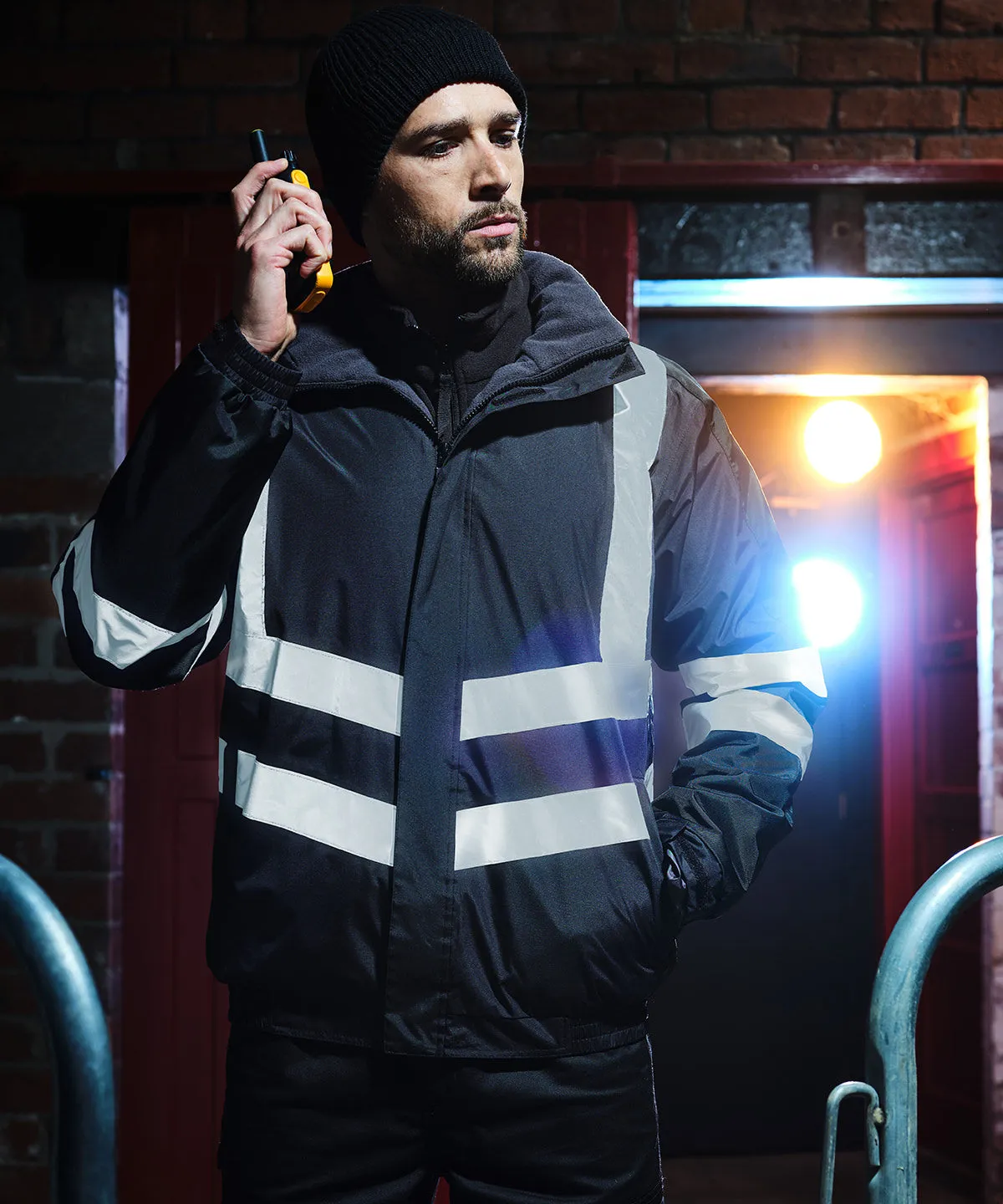 Navy - Pro Ballistic workwear waterproof jacket