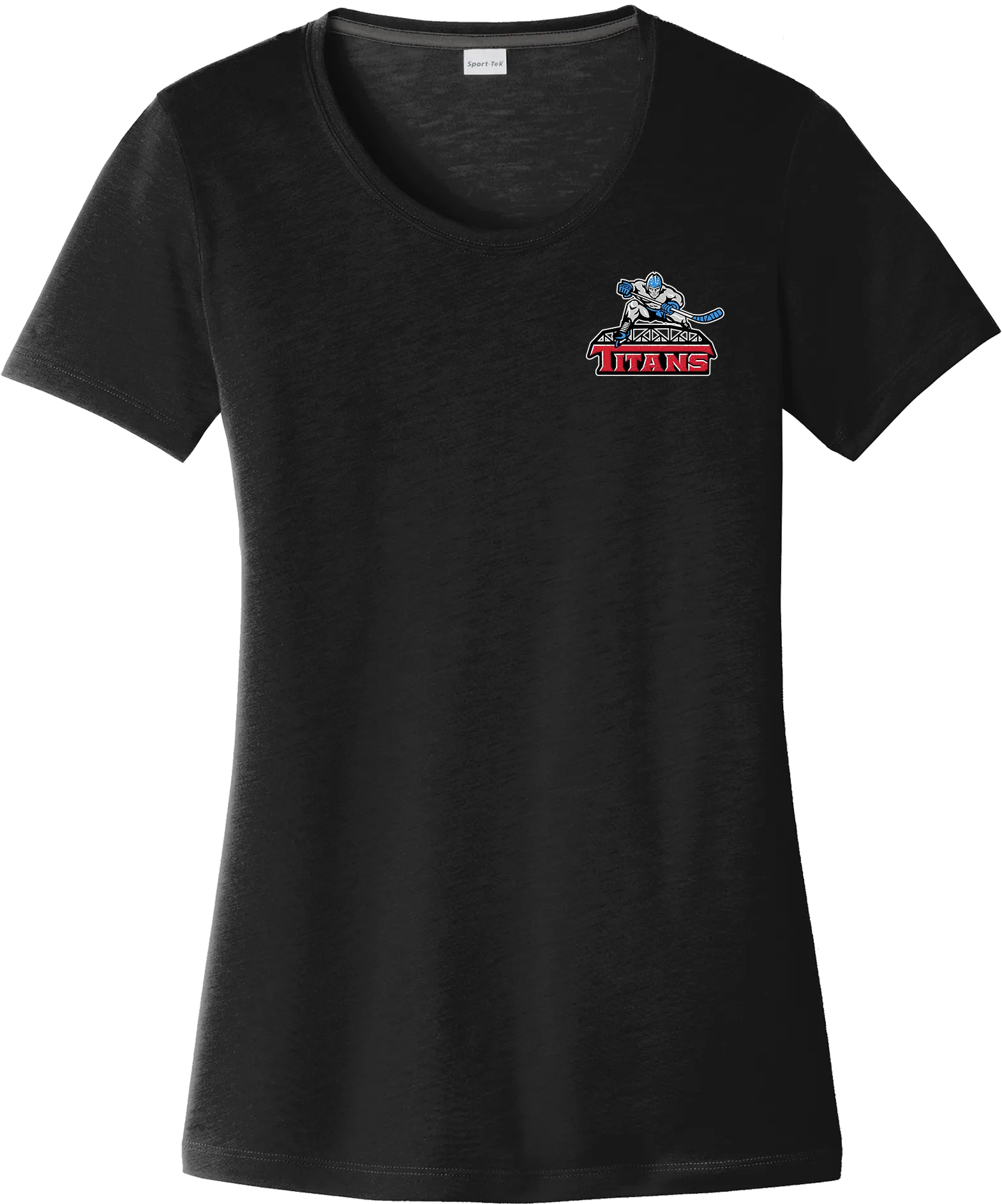 NJ Titans Ladies PosiCharge Competitor Cotton Touch Scoop Neck Tee