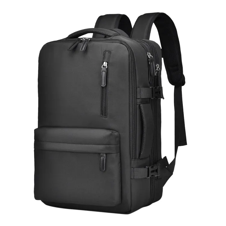 PV24 Multifunctional Large Capacity Casual Backpack Portable Travel Commuter Backpack(Black)