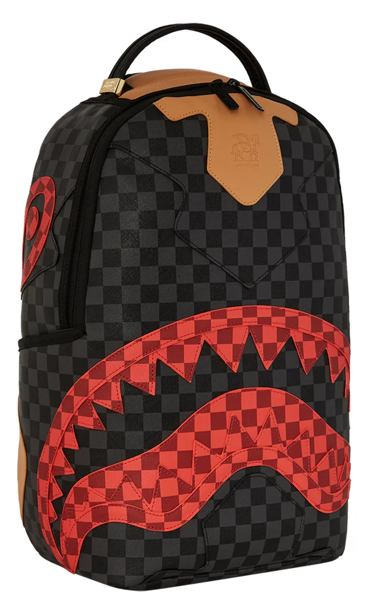 Sprayground Evil Genius Backpack In Black Red