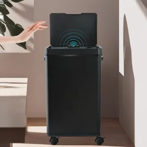 The Better Home 68L Dustbin For Kitchen | Dustbin For Bathroom | 65.5 cm Automatic Smart Sensor Dustbin For Bedroom | Steel Dustbin With Lid | Dustbin For Office | Garbage Bin - Black