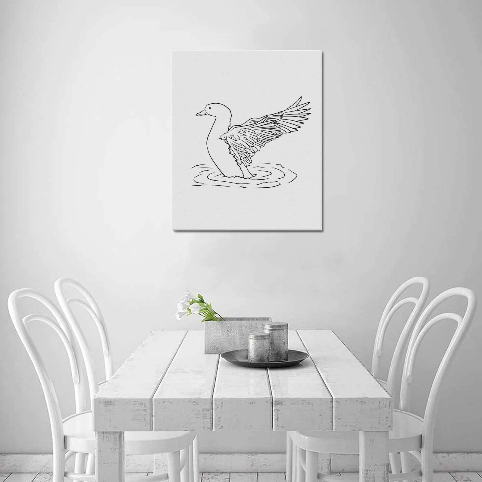 Uniquely You Wall Art / Duck  Frame Canvas Print 20"x24"