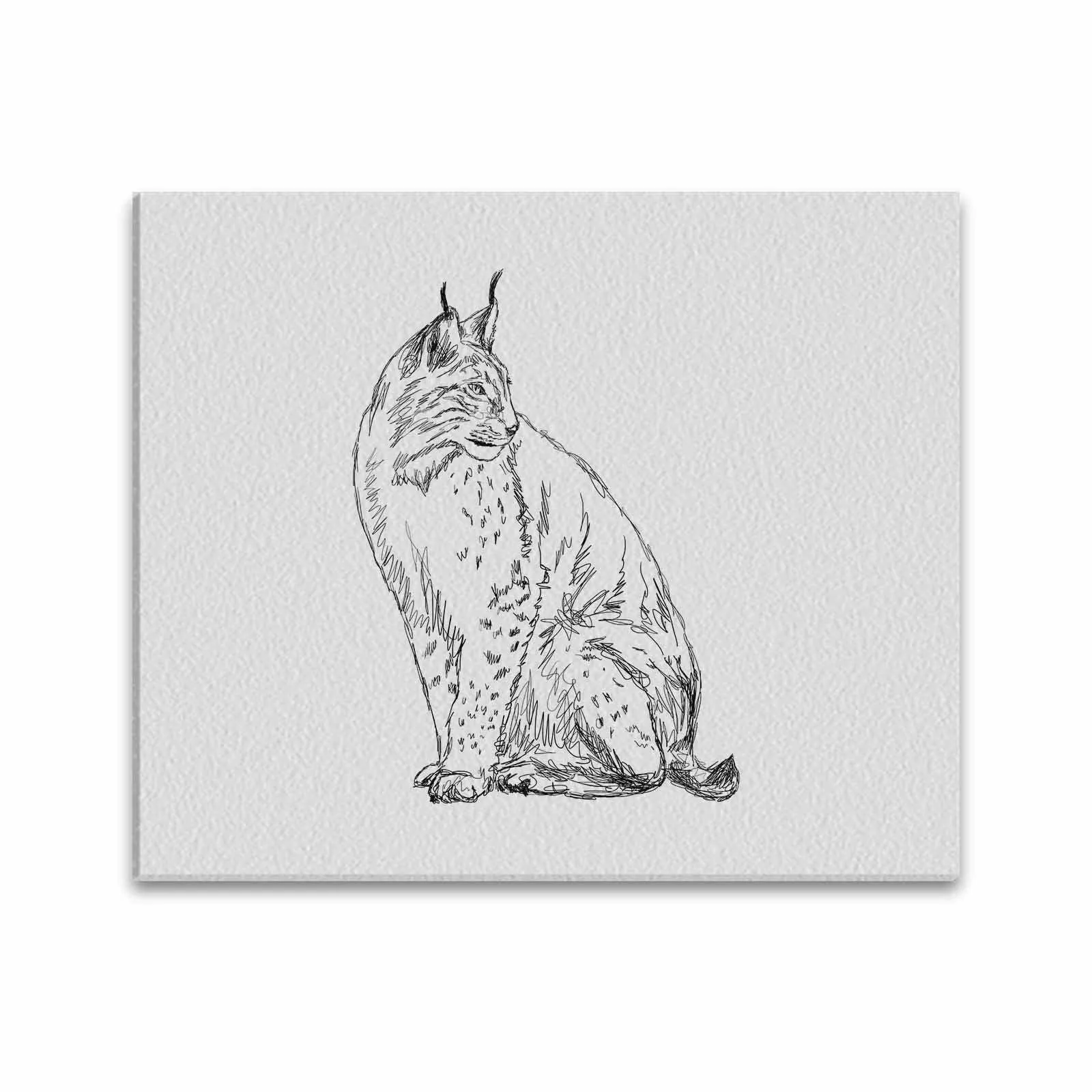 Uniquely You Wall Art / Lynx  Frame Canvas Print 24"x20"