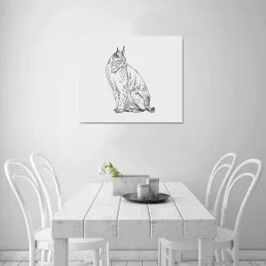 Uniquely You Wall Art / Lynx  Frame Canvas Print 24"x20"