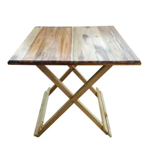 VISHVAKARMA WOODEN WORKS Wooden Foldable Coffee Table/Table/Central Table/Teapoy