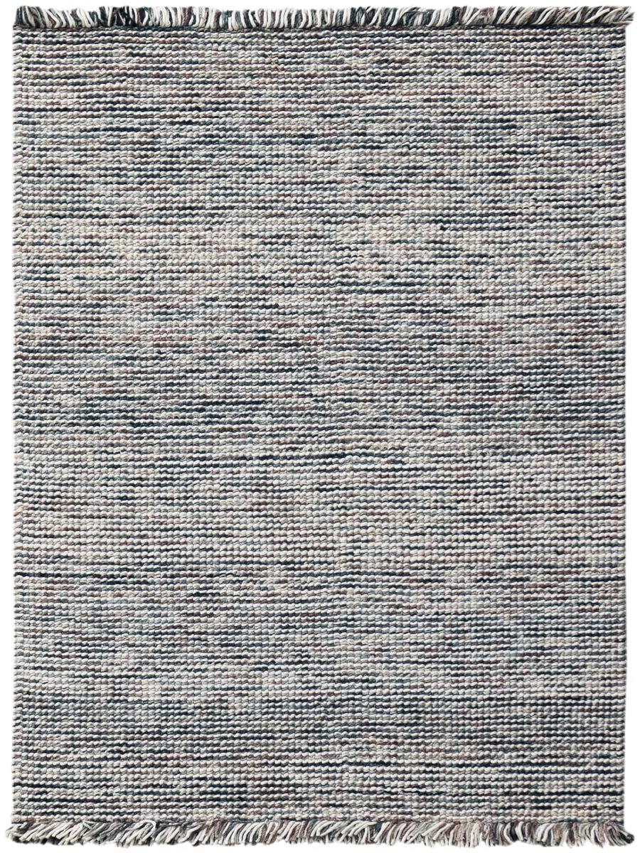 Vivid Modern Gray Hand-Woven Rug 3'x5'