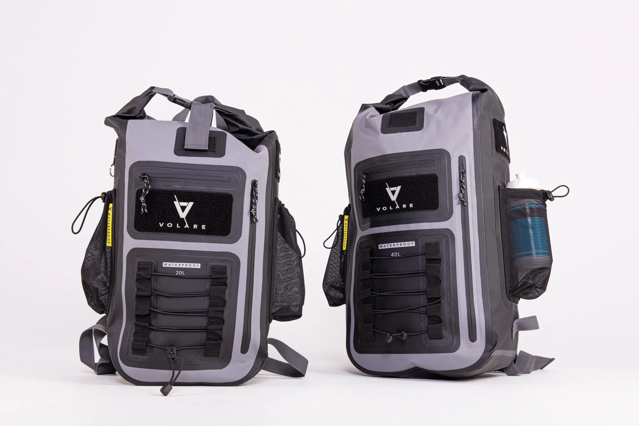 Waterproof Backpack 40 Litres   Yamsquad Removable Badge