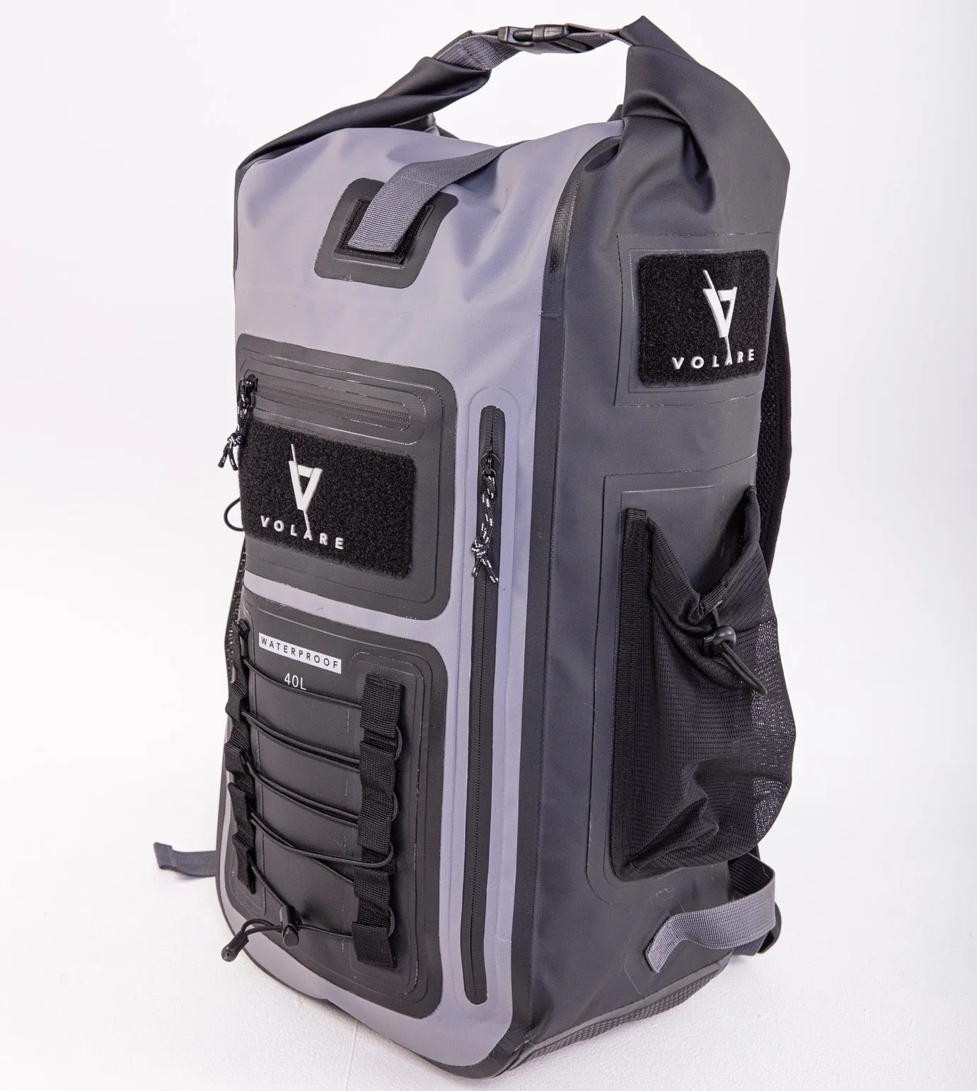 Waterproof Backpack 40 Litres   Yamsquad Removable Badge