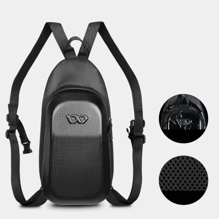 WEST BIKING YP0707272 Hard Shell Bike Riding Backpack Leisure Portable Outdoor Bag(Carbon Texture)